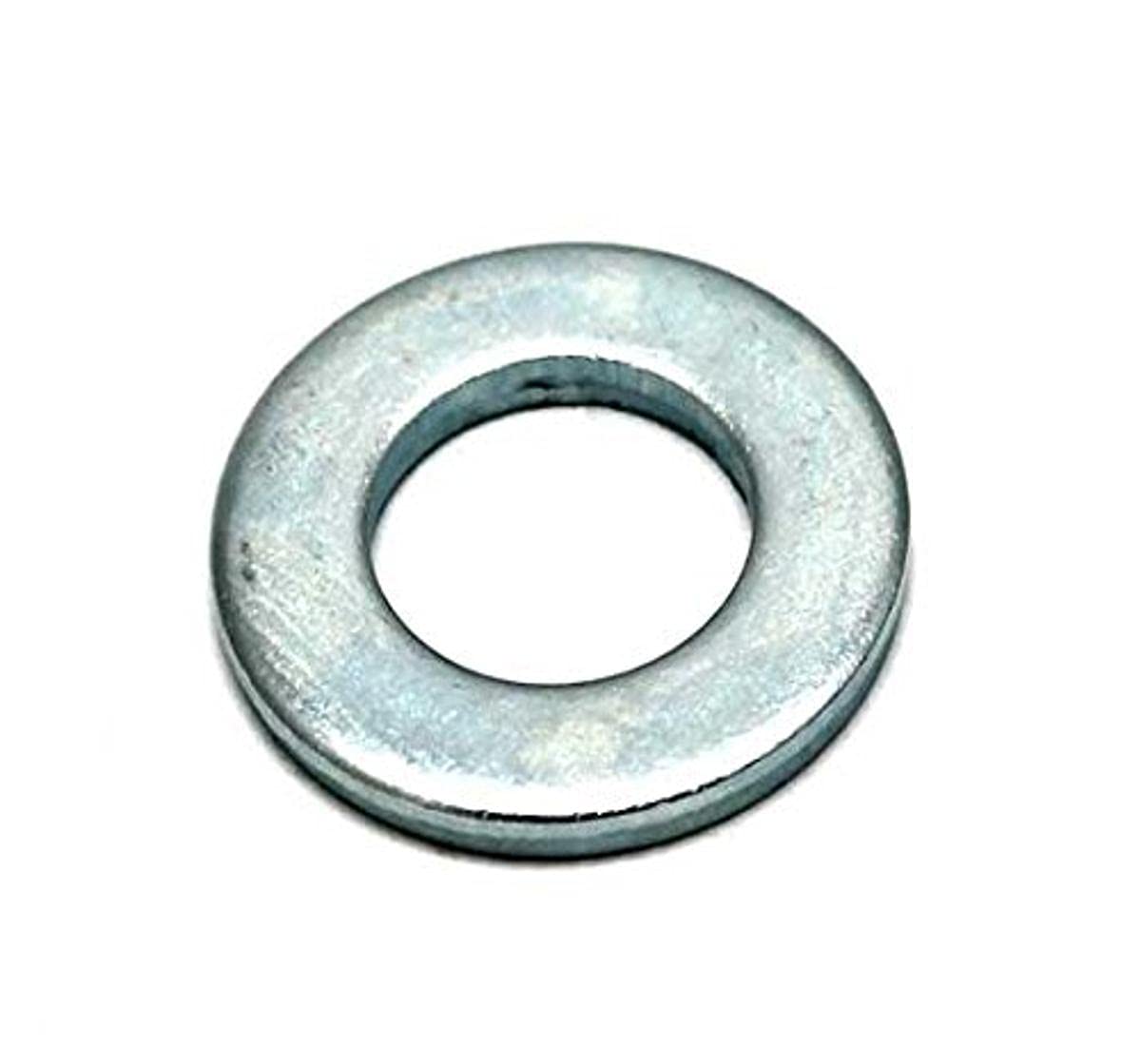 Merriway BH03679 (100 Pcs) M8 (5/16 Inch)Bright Zinc Plated Steel Flat Washer - Pack of 100 Pieces