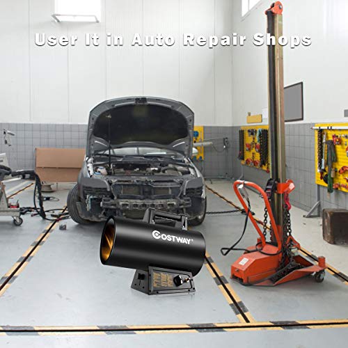 COSTWAY Propane Heater, 60000 BTU Propane Forced Air Heater with