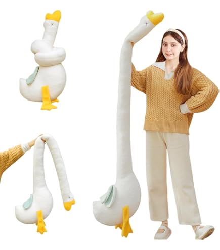 Peluche De Cisne , Juguete De Peluche De Cisne | Linda Muñeca Corona Cisne De Peluche - Muñeca De Dibujos Animados De Gansos S De 11 Pulgadas, Almohada De Felpa Con Collar