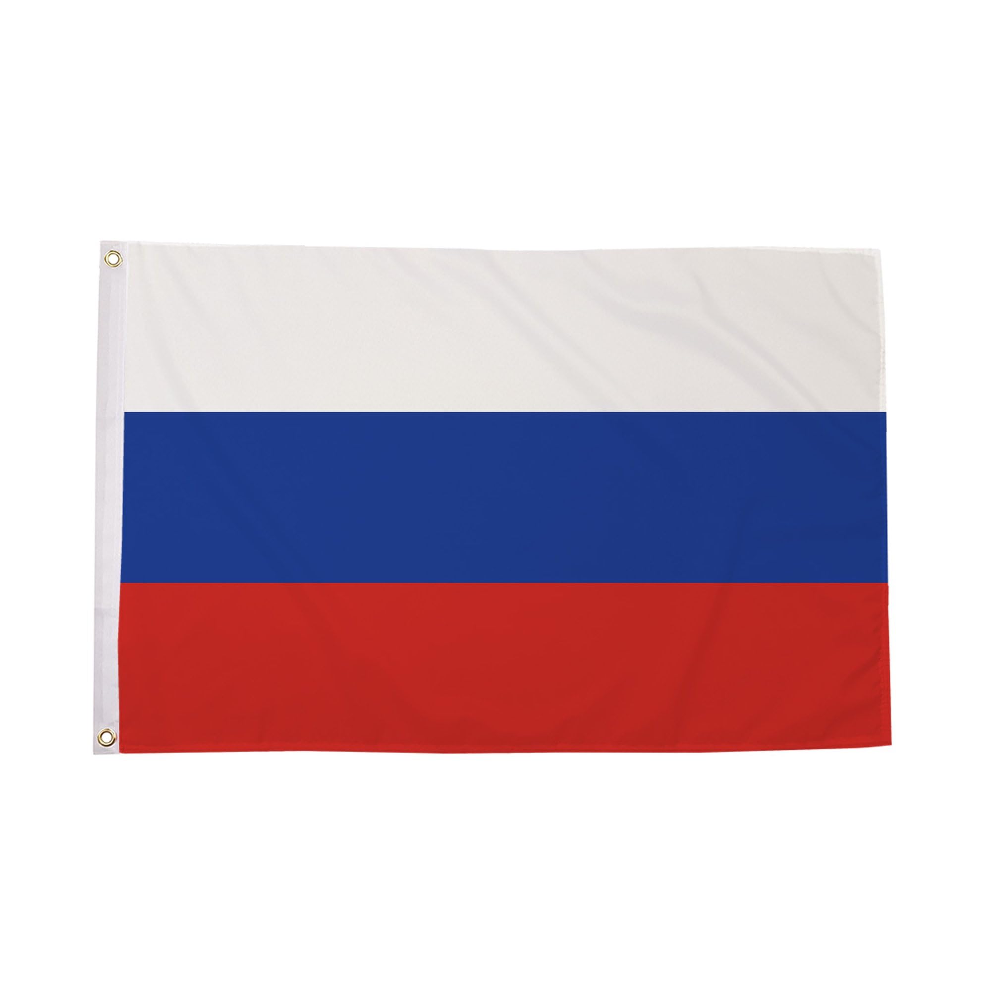 Flagtex Russia Flag Small 3ft x 2ft (90cm x 60cm) - Russian National Flag Tricolour, Garden Display Outdoor Polyester Flag, European Country Banner, Sports Events — image 1