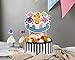 CRODER Cute Shark Cake Topper Birthday Cake Topper Cake Decorations for Birthday Party (2 Pack), Colorful