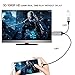 USB C to HDMI, USB Type C to HDMI Adapter Cable, Anlyso USB C Digital AV Adapter 4K HDMI Converter (Thunderbolt 3 Compatible) Compatible with MacBook Pro iMac Galaxy S9/S8/Note8 ChromeBook XPS (Gray)
