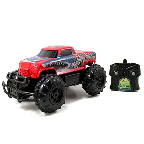 Jada Toys HyperChargers 1:16 Water and Land R/C Vehicle, Red