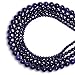 LK-CRAFTS Natural Amethyst Gemstone Round Loose Beads February Birthstone for Jewelry Making Findings/Accessories 1 Strand 15.5 inches - 8mm