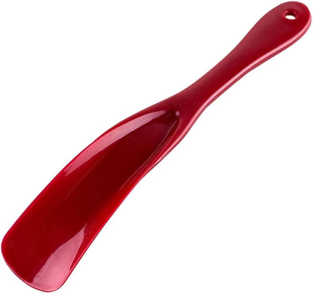 Wacnune Shoehorn Set, 2 Pcs Flexible & Durable Plastic Shoe Horns (Black + Red), Universal Fit for Men Women, Kids & Seniors - Image 5