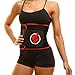 Fitru Waist Trimmer Weight Loss Ab Belt for Women & Men - Waist Trainer Stomach Wrap (red, 9