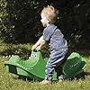 Dantoy 3 Persons Rocker and Seesaw, Durable Plastic with 3 Seats and Made in Denmark – Green Crocodile