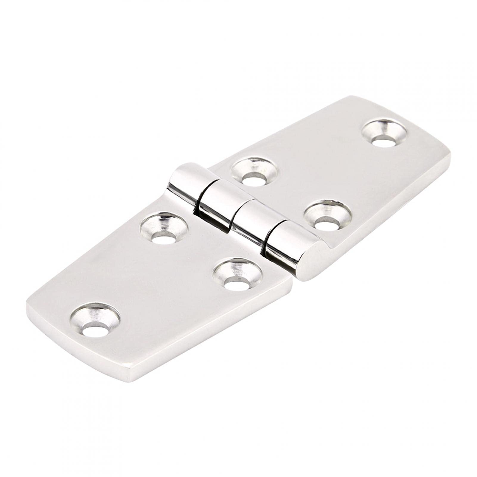 Akozon Marine Boat Cabin Door Stainless Steel Hatch Flush Door Hinge Replacement 102 * 38mm