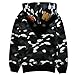 Christo Mens Hoodies Sweatshirt Fashion Casual Coat Outdoor Hip-Hop Funny Tops (X-Small, Black-Camo)