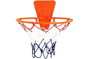 Silent Basketball and Hoop Set, Silent Basketball Dribbling Indoor Wall Mounted Basketball Hoop Indoor Outdoor Hanging Basket