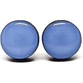 Stud Earrings Set, Cornflower Blue, 10 mm, Round Studs for Women Girls Men, Handmade, Stainless Steel Posts for Sensitive Ears, Lightweight Color Dot earrings by Candi Cove Designs