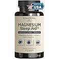 Magnesium Sleep Aid - Magnesium Complex Supplement with Melatonin for Sleep - Magnesium Glycinate 500mg, Magnesium L-Theanine - 120 Capsules