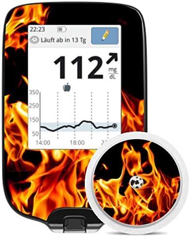 Freestyle Libre Sticker (Flames)