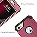 BENTOBEN Phone Case for iPhone 6S/iPhone 6, 4.7 inch, Rugged, Shock-Absorbent, Silicone and Polycarbonate, Wine Red