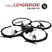 UDI U818A HD 2.4GHz 4CH 6 Axis Gyro Headless Mode RC Quadcopter Drone w/ HD 2MP Camera, Extra Battery and Return Home Function Black