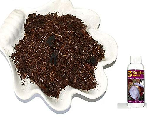 Half Quart - Organic Potting Soil, Potting Compost Mix for Dwarf Banana Tree Plant, 4 Ingredients with Charcoal + Bottle of Liquid Worm Castings Fertilizer. Get it in 3-9 Business Days
