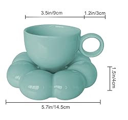 ARISKEY Coffee Mug Set Cloud Mug with Sunflower