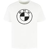 BMW Core Vintage Logo T-Shirt – 100% Organic Cotton, Classic Roundel Print, Unisex Regular Fit