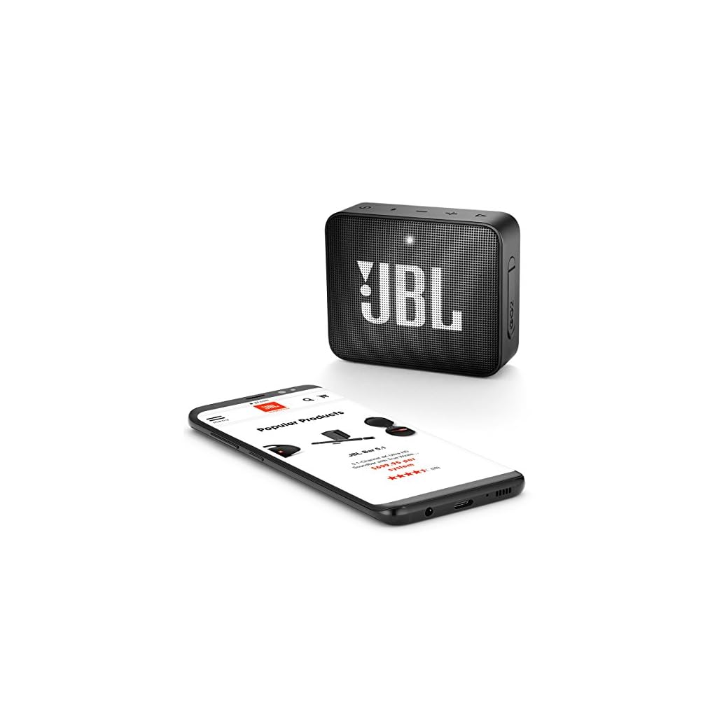 JBL GO2 Waterproof Ultra Portable Bluetooth Speaker Black