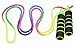 Anna's Rainbow Double Dutch Jump Rope - 14ft Long Skipping Rope for Indoor/Outdoor/Playground - Durable Adjustable 8mm Nylon Cord - Exercise Toy with Lightweight Foam Handles