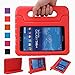 NEWSTYLE Shockproof Light Weight Kids Case with Protection Cover Handle and Stand for Samsung Galaxy Tab 4 7-inch, SM-T230, SM-T231, SM-T235 - Red (Not Fit Other Models)