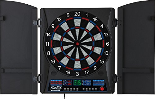 Fat Cat Electronx Electronic Soft Tip Dartboard with Cabinet