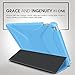 rooCASE iPad Air 2 Case - Optigon 3D iPad Air 2 Slim Shell Case Smart Cover - with Sleep/Wake Function for Apple iPad 6 Air 2, Purple (Will NOT fit New iPad 2017)