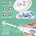 Cozzine Water Dental Flosser 600ml, Large Water Capacity Leak-Proof Electric Quiet Design with 9 Multifunctional Tips Countertop Dental Oral Irrigator for Home & Travel