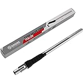 SUNSOUL Metal Valve Stem Puller, 12.5 Inch Tire Valve Stem Removal Tool | Rim Protection Design, Heavy Steel Construction, 2-in-1 Install &amp; Removal Tool, Knurled Non-Slip Grip, Valve Stem Tool