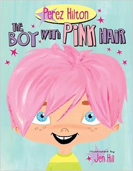 Image result for the boy with pink hair by perez hilton