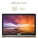 ASUS VivoBook Pro 15 Touchscreen Laptop, 15.6” 4K UHD, Intel Core i7-7700HQ, GeForce GTX 1050, 16GB RAM, 256GB SSD+1TB HDD, Backlit KB, Corel Painter Essentials 6, Windows 10 Home - N580VD-DS76T