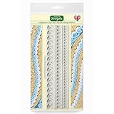 Sea Swirl Borders Silicone Mold for Cake Decorating, Cupcakes, Crafts, Ceramics, Cards and Candies, Food Safe