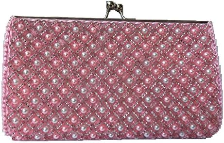 Beauty Womens Acrylic Beads Clutch Bag