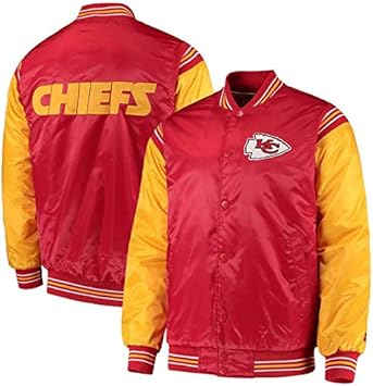 Amazon Co Jp Nfl スタジャン チーフス スターター Starter Starter メンズ 長袖 ジャケット アウター スポーツ アウトドア