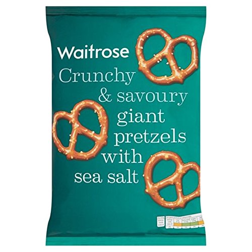Giant Pretzels with Sea Salt Waitrose 200g