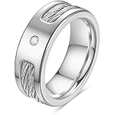 PCY Stainless Steel Rings,Men's Wedding Band Gold Rings For Men.High Polishing&Low Allergy Stianless Steel Gold Rings Size 6-12