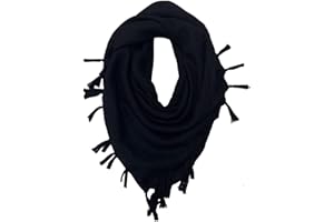 Cot-Oath Tactical Desert Keffiyeh Arab Scarf Womens Men Shemagh Tassel Scarves Neck Wrap Casual Outdoor Wear