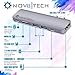 NOV8Tech USB C Hub for MacBook Air, Pro M1/M2/M3 2023/2022-2016, MacBook Air USB C Adapter Dongle, 4K HDMI, 100W PD, 40Gbps TB3 5K 60Hz, USB-C, 2 USB 3.0 and SD/Micro Card Readers (Space Gray)