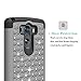 EC Hybrid Silicone Armor Diamond Studded Bling Case for LG G3 - Gray