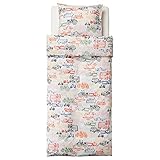 Ikea Ljudlig Transportation Kids Childrens Twin 2pc Duvet Quilt Cover Set Trucks Cars Planes More