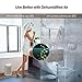 Tdbest Dehumidifier Electric Home Mini Dehumidifiers for Bedroom, Bathroom, Kitchen, Caravan 700ml (24fl.oz) Capacity up to (215 sq ft), Gray
