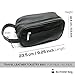 Mister Bag Leather Toiletry Bag Travel Toiletries Bag, Black