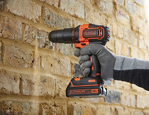 BlackDecker-BDCHD18KB-QW-Taladro-Percutor-sin-accesorios-18-W-18-V-Negro-Naranja-10-mm