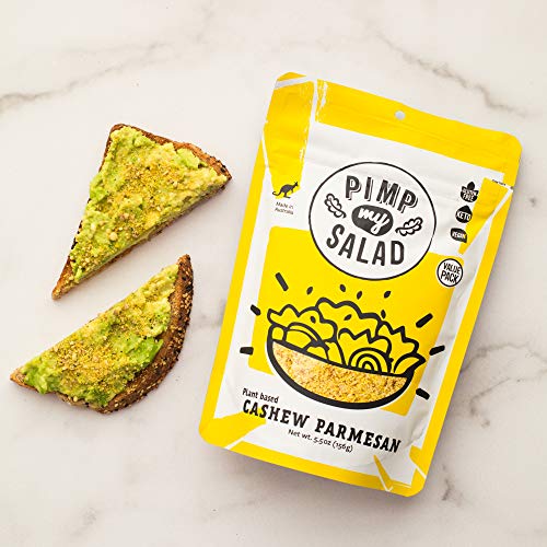 PIMP MY SALAD Cashew Parmesan Cheese | Keto Dairy Free Cashew Grated Cheese | Vegan Parmesan | Gluten Free Vegan Cheese… - Image 5