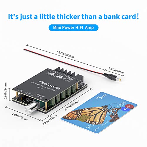 Fosi Audio ZK1002 Bluetooth 5.0 Stereo Audio Receiver Amplifier Board
