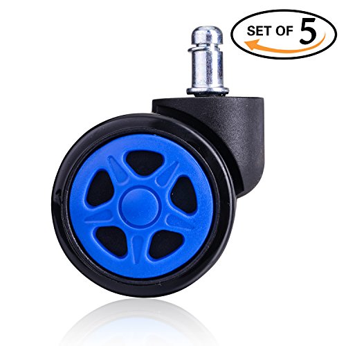 Buy Office Chair Caster wheels Set of 5 Heavy Duty Replacement wheels