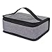 Lifewit Insulated Lunch Box Bag, Small Size Flat Bento Bag for Men Women, Hand-carry Lasagna Lugger for Work & School, Grey