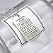 danjie to My Son Tag Stainless Steel Pendant Always Remember You are Braver Than You Believe Letters Boys Necklace Military Chain Air Force Pendant (Nkc017)