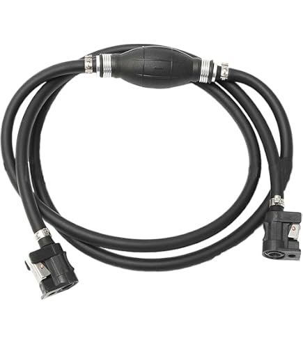 2x Pompa Primer Benzina 8mm 5/16" Per Barca: Poppetto Universale Per Fuel Line 9001080A