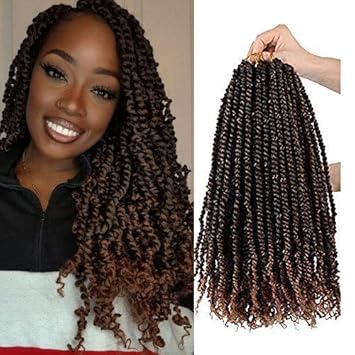 Amazon Com Flyteng Pre Twisted Crochet Passion Twist Hair 18